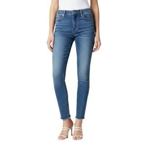 Black Orchid Noah Ankle Fray Skinny Jeans Splash House Size 26 NWT